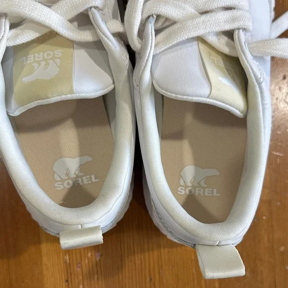 Sorel waterproof Cream and White Low-Top Sneakers - Picture 4 of 10